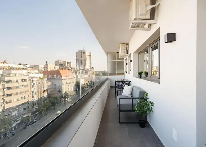 Apartamento Spectacular Terrace Bright 2br Penthouse Bucareste