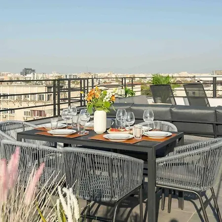 Spectacular Terrace Bright 2br Penthouse Apartmán Bukurešť